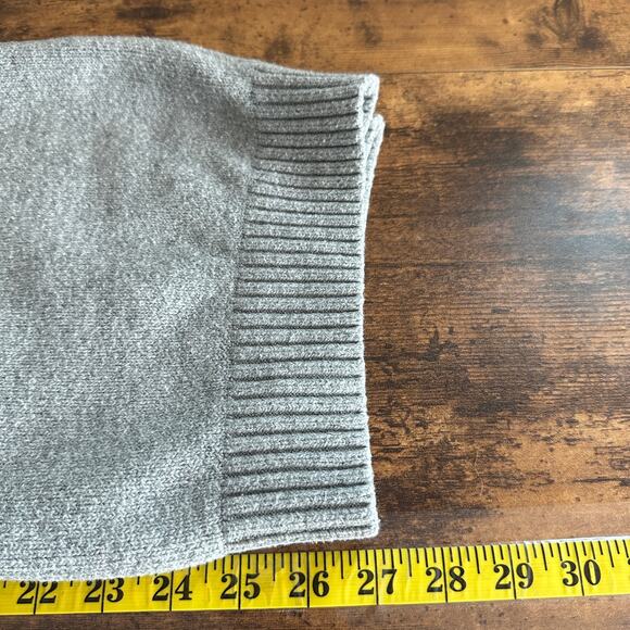 Goodfellow Co Sweater Hoodie Medium Gray Cotton Blend Oversized Skater Lounge - Picture 4 of 8